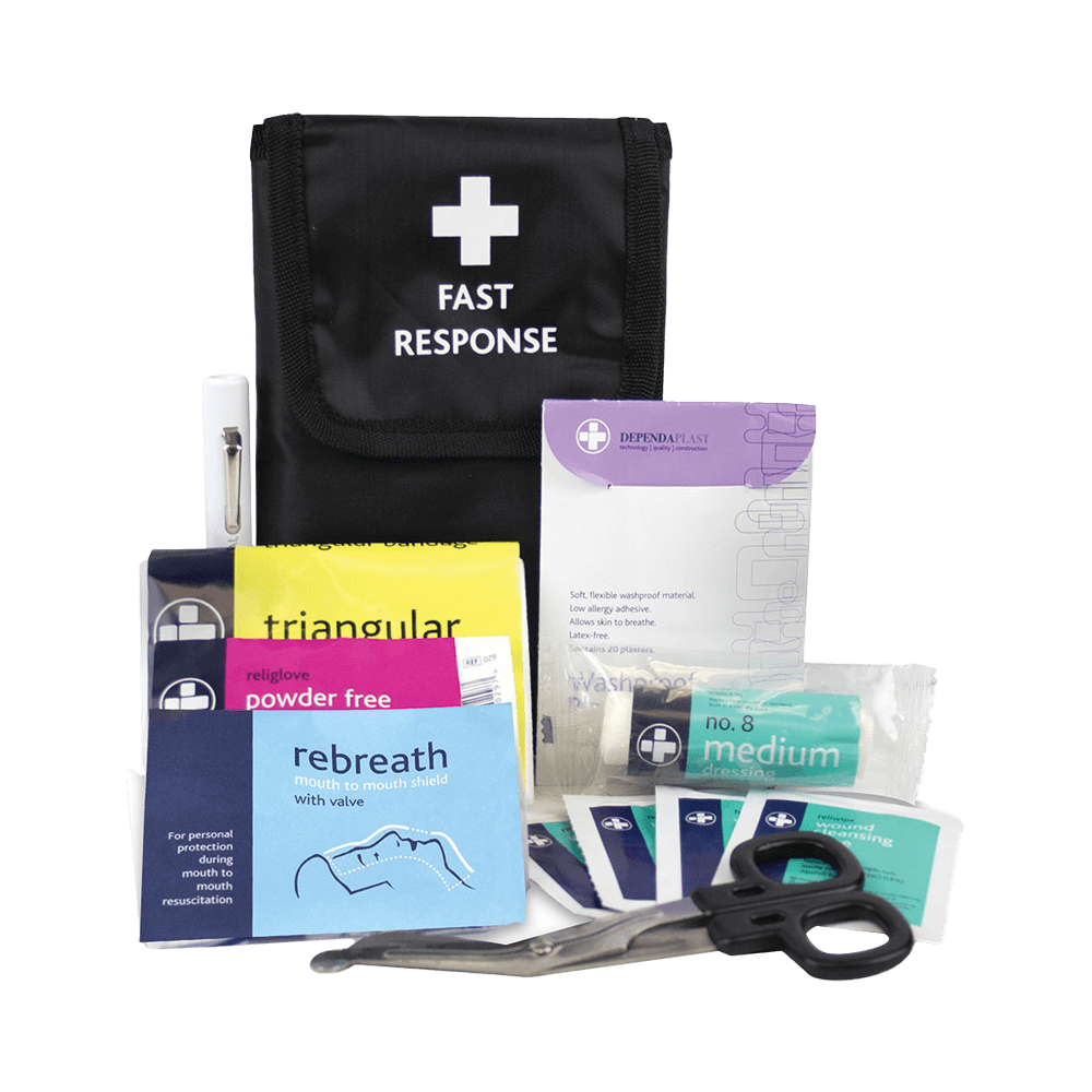 Fast Response Kit in Black Belt Wallet