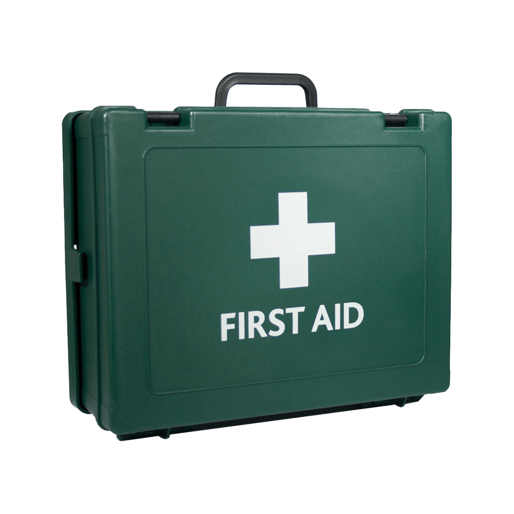 Cambridge HS4 First Aid Box empty Green