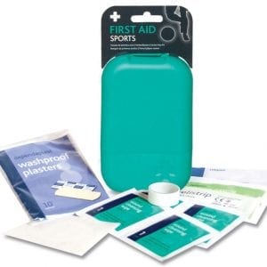 Sports First Aid Kit in Small Teal Tabula Box2648-ARA