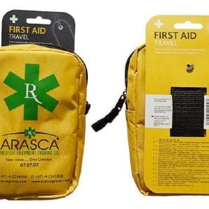Travel First Aid kit in Large Yellow Borsa Bag2751-ARA
