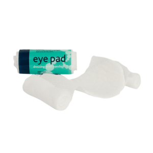Eye pad Dressing No.16 with bandage sterile flow wrapped