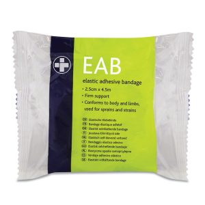 Elastic Adhesive Bandage,White 2.5 cm x 4.5m