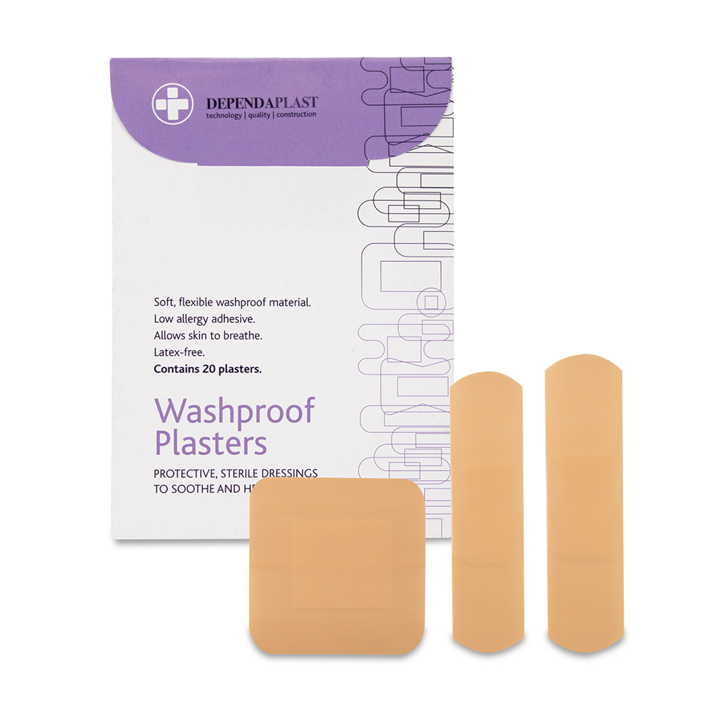 Dependaplast Washproof Plasters Assorted Pack of 20553