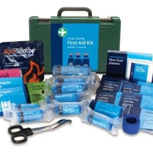 Small Catering Kit in Green Durham Box - inc bracket672