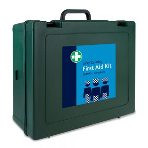 Large Catering Kit in Green Cambridge Box - inc bracket674