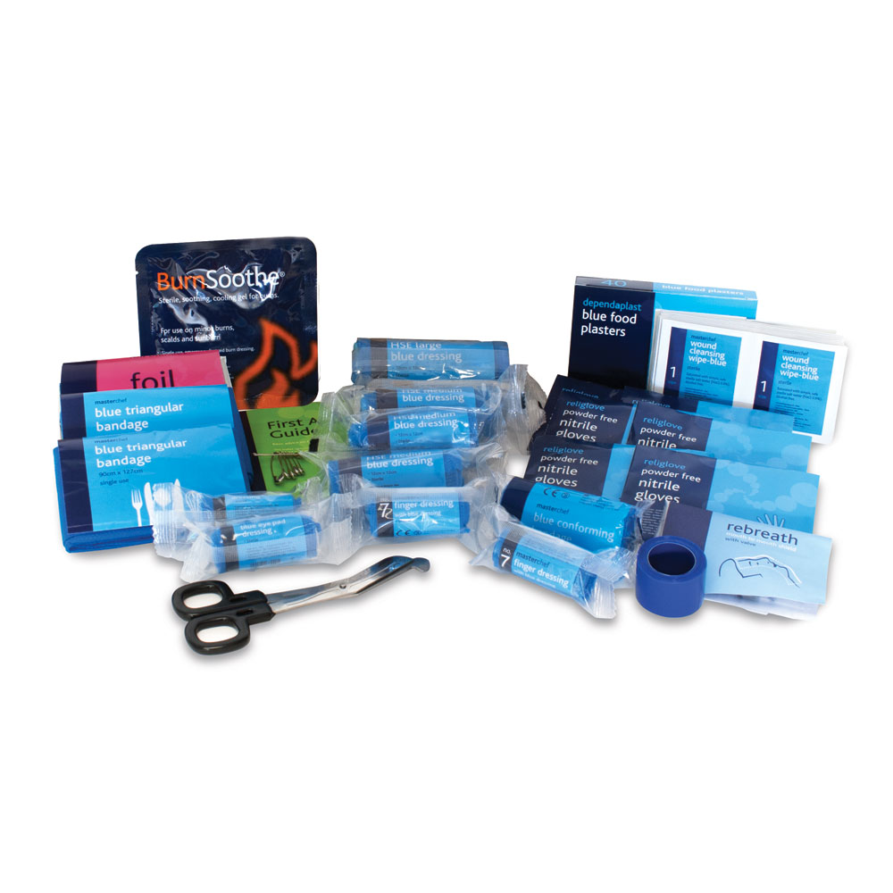 Refill for BS8599-1 Small Workplace Catering First Aid Kit732