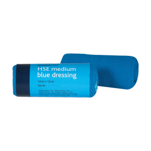 Blue Medium HSE Dressing 12cm x 12cm