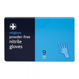 Blue Nitrile Gloves 9 pairs949