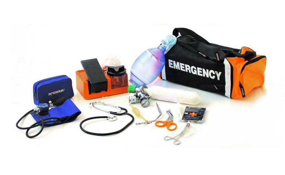 Emergency complete with empty oxygen cylinderCB08000 A