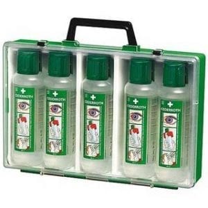 CEDERROTH Buffered Eyewash Station - With 5 X 500ml BottlesCL-173