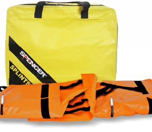 RES-Q-SPLINT Vacuum Splints with separate chambers kit & manual vacuum pump in aluminium