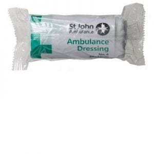 No.4 Ambulance Dressing 20x32cm sterileF07930