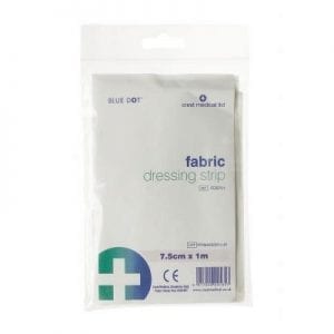 Fabric dressing strip 7.5cm x1mF10826