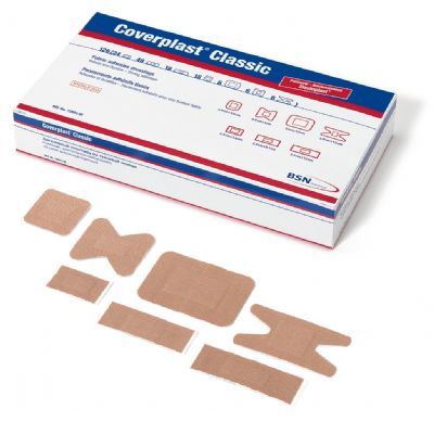 Coverplast classic fabric adhesive fingertip dressing pk50F10879