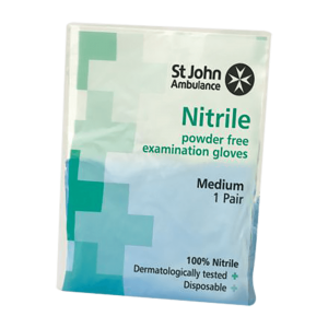 Nitrile P/F Gloves Medium Pairs