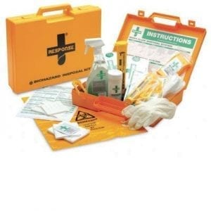 Body Fluid and Sharps Disposal Spill KitF14946