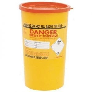Sharps Disposal Bin 5 LitreF78022
