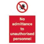 No Access Sign from St. John Ambulance  UK .F90411