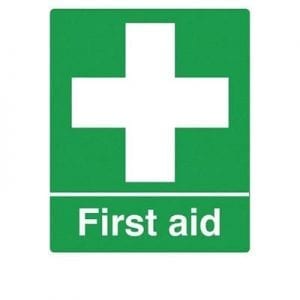 First Aid SignF90429