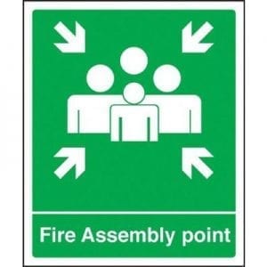 Fire Assembly Point SignF90546