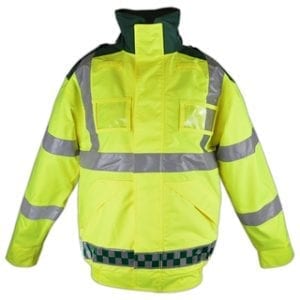 HI-Vis Bomber Jacket - Green & Yellow
