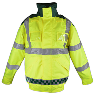 HI-Vis Bomber Jacket - Green & Yellow