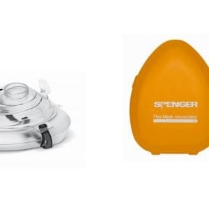 Flex mask orange polypropylene boxTA09019 A - F79065