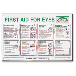 First Aid Poster - First Aid For EyesTR/932