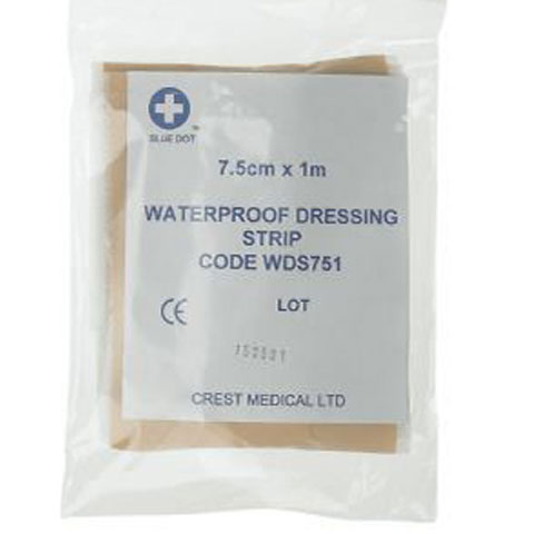 Waterproof dressing strip 7.5cmx1m