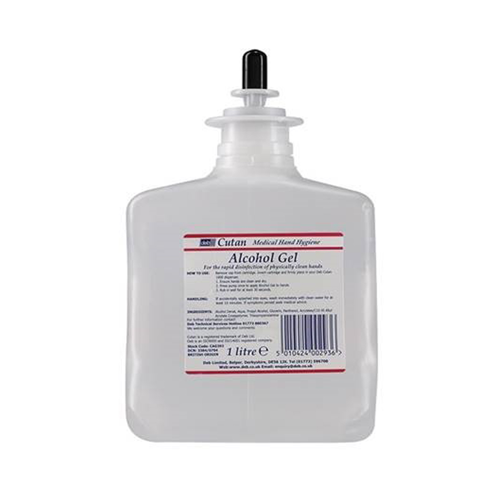 Cutan Hand Gel Sanitiser 1 LTR