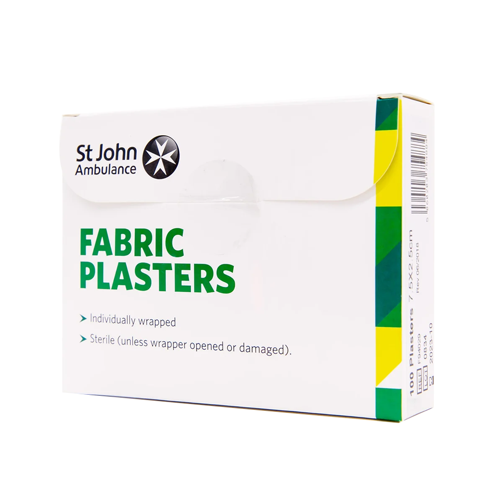 Fabric plasters 7.5 x 2.5cm - pk100