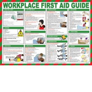 Workplace First Aid Guide Poster