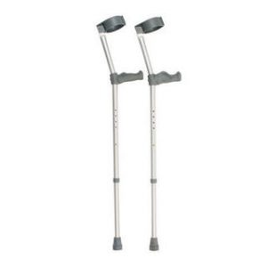Lightweight Elbow Crutches Pair, Adjustable