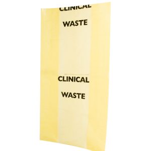 Yellow clinical waste bag - large