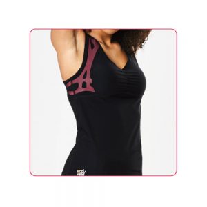 Women COOLMAX  Compression Sleeveless, Red (Large)