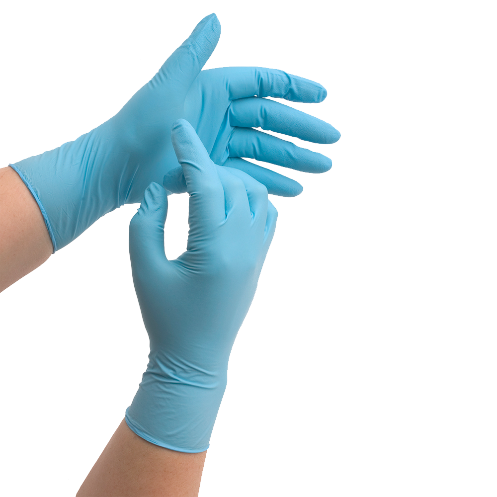 Nitrile Powder Free Gloves - Medium pk100