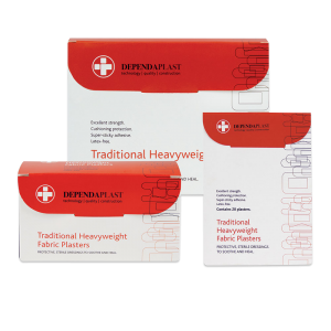 Dependaplast Traditional Heavyweight Fabric Plasters, Assorted Box of 100