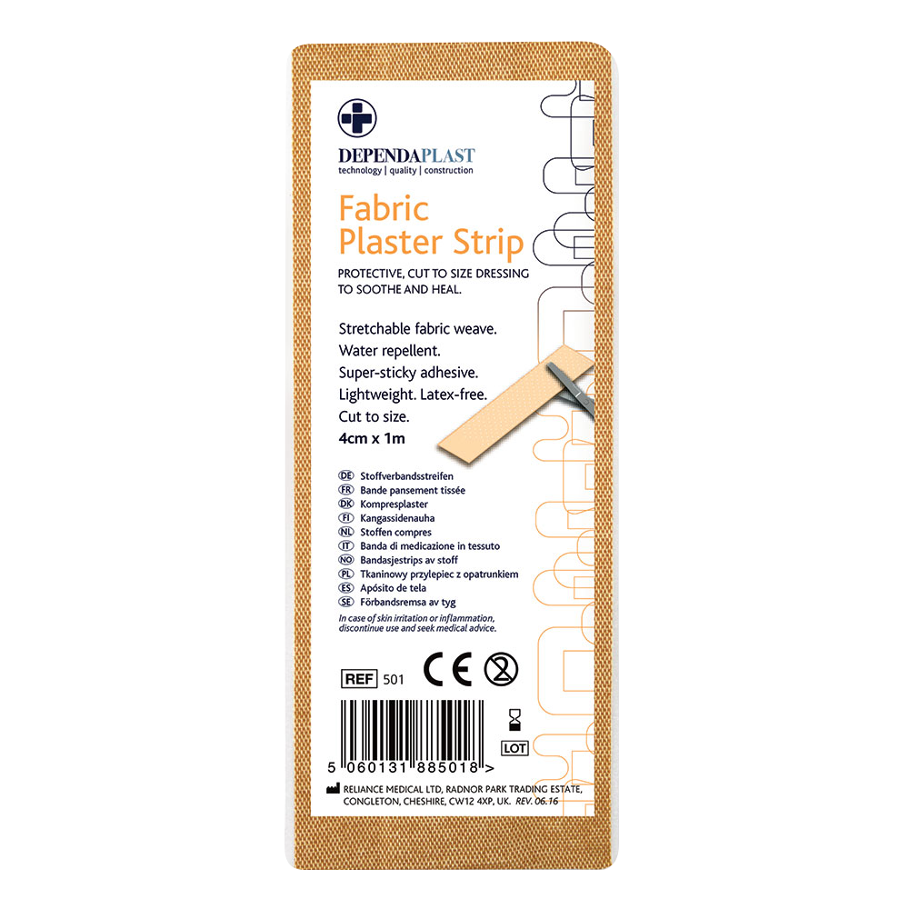 Dependaplast Fabric Dressing Strip 7.5cm x 1m
