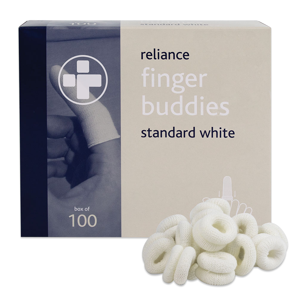 Finger Buddies - pk of 100, Standard White