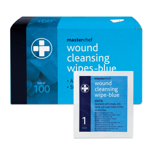 Reliwipe Wound Cleansing Wipes – Blue, Box of 100