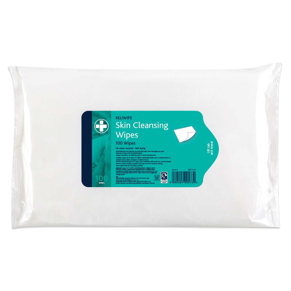 Reliwipe Skin Cleansing Wipes