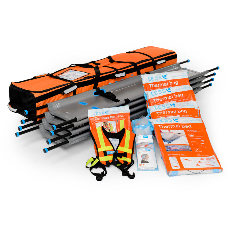 LESS® Emergency Stretcher Rolling Kit