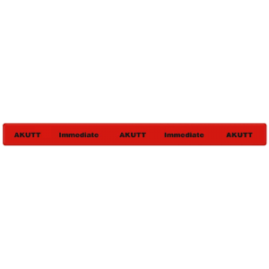TRIAGE BAND RED ENGLISH+ARABIC