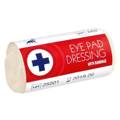 Eyepad Dressing With Bandage - Flow Wrap (Ref#BLM1001)