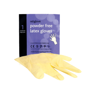 Reliance Latex Powder Free Gloves Pair (Medium / Large)