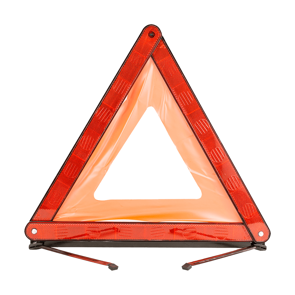 Warning triangle from St John Ambulance