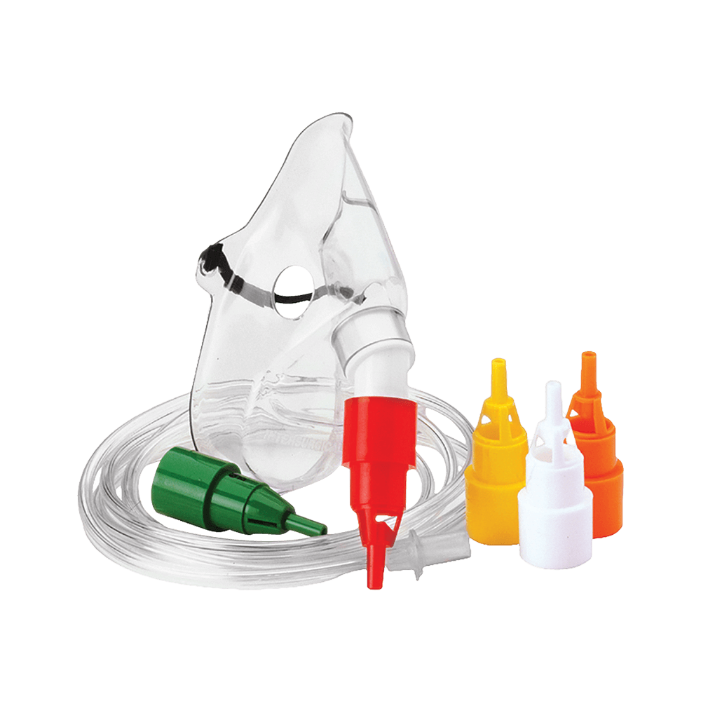 Venturi Multi Mask from St. John Ambulance . Supplied with 2 metres of tubing .